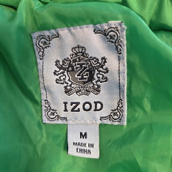 IZOD WOMEN'S GREEN PUFFER VEST. SIZE MEDIUM. - Picture 9 of 10